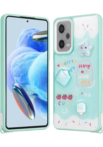 Redmi Note 12 Pro Plus 5G Kılıf Lunessa Premium Figürlü Sert Silikon Kapak