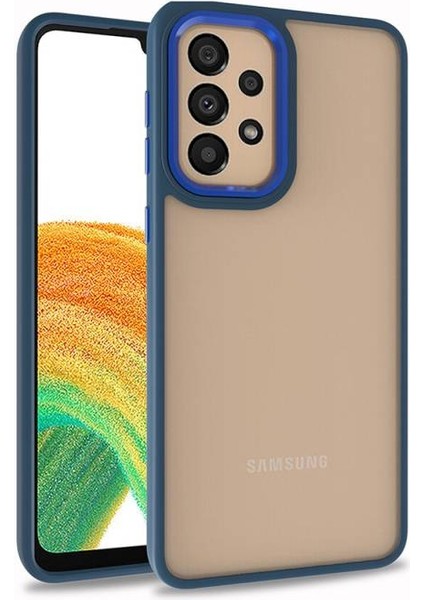 Samsung Galaxy A72 Şık Görünümlü ve Arkası Şeffaf Flora Premium Kılıf
