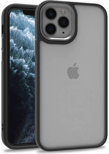 iPhone 11 Pro Max Şık Görünümlü ve Arkası Şeffaf Flora Premium Kılıf