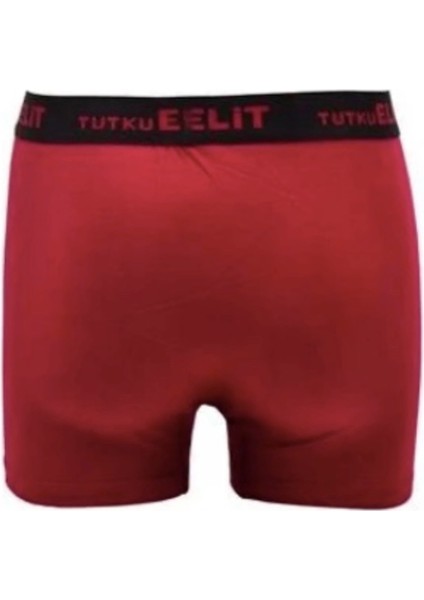 Erkek Modal Elastan Spor Boxer (6'lı Paket) Elt 1252 Bordo