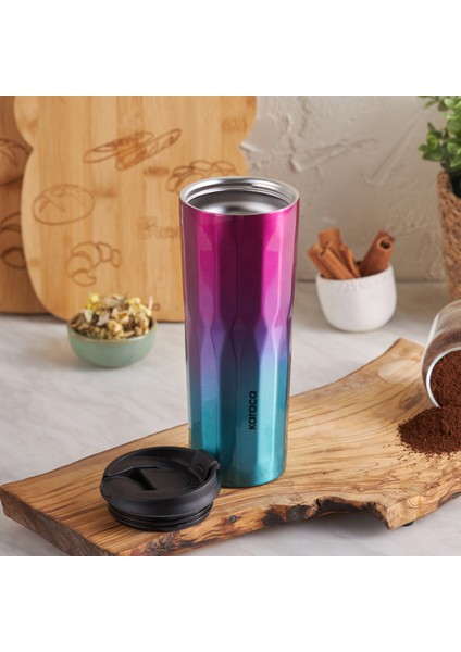 Joyful Sızdırmaz Çelik Termos 500 ml Pembe