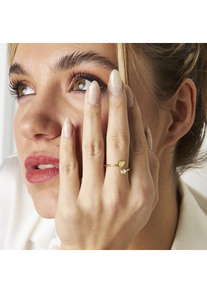 Tektaş Burgu Kalp Yüzüğü fırsatları