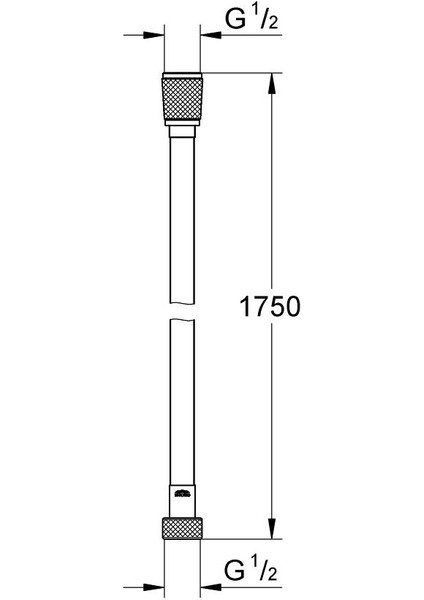 Silverflex Twistfree Duş Hortumu 175 cm Phantom Black - 28388KF1