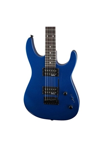 JS11 Dinky 2-Point Tremolo Amaranth Klavye Metallic Blue Elektro Gitar