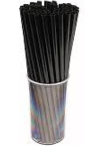 Alenked Ekonomik Siyah Frozen Pipet 22 cm 100'LÜ