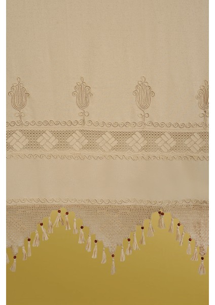 %100 Pamuk Buldan Perdesi Nakış Işlemeli Yıkanmış Yumuşatılmış Kumaş Otantik Bodrum Perdesi Sezon fiyatları