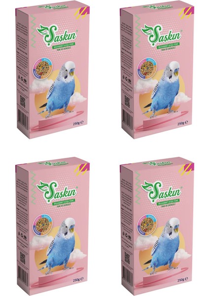 Şaşkın Muhabbet Kuşu Yemi 250 G - 4 Adet fiyatları