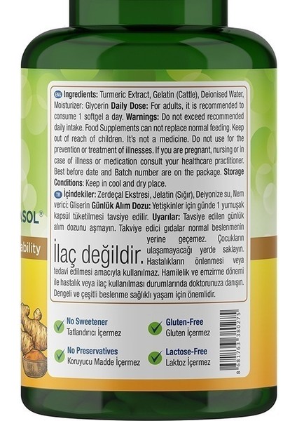 Curcumin 60 Yumuşak Kapsül indirimleri