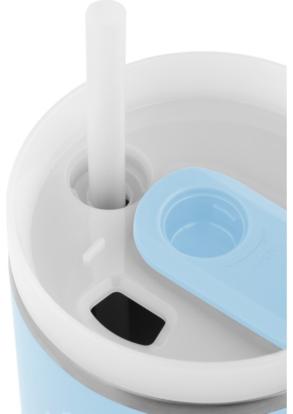 Pipetli Termos Mug 1.2 Lt Mavi