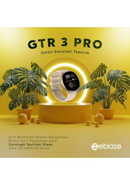 Zeblaze Gtr 3 Pro Akıllı Saat (Zeblaze Türkiye Garantili)