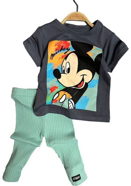Minnie Garni Fitilli Kapri Takım - Yesil fırsatları