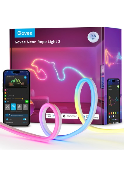 Neon LED Şerit 2.nesil (3m)-Beyaz
