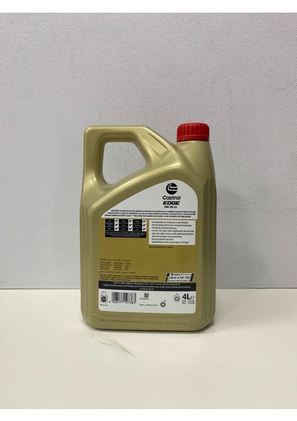 Edge 0W-30 4 Litre (2024 Üretim)