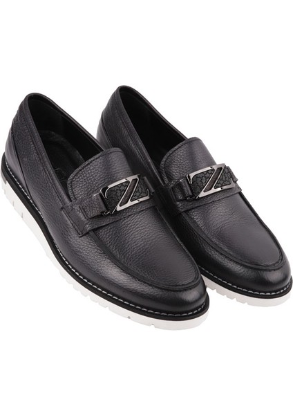 19686 Siyah Loafer Ayakkabı