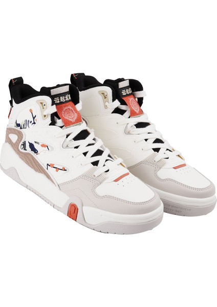 976119310009 Beyaz-Kahve Street Sneaker Ayakkabı modelleri