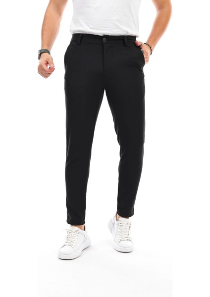 Erkek Dar Kesim Slim Fit Esnek Okul Pantolonu