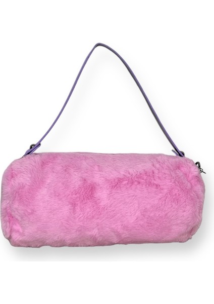 Peluş Silindir Çanta