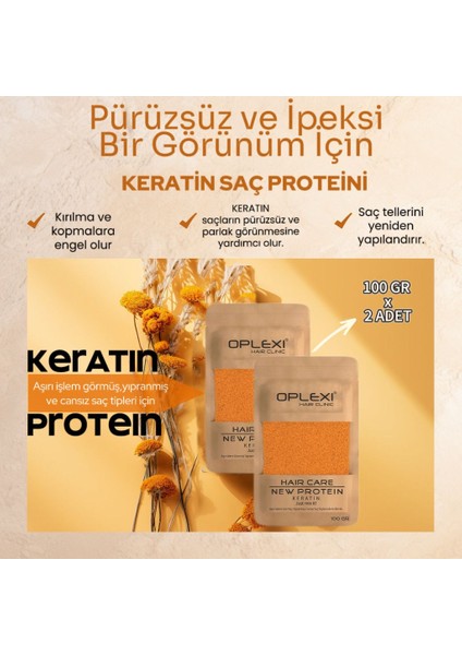 Saç Bakım Proteini 100 gr x 2 Adet