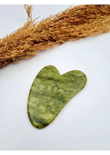 Sertifikalı Yeşim Taşı Doğal Taş Gua Sha Masaj Taşı modelleri