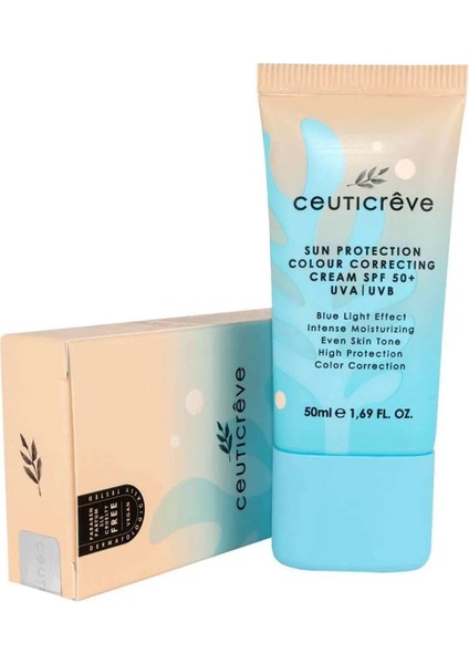 Güneş Koruyucu ve Nemlendirici Renk Dengeleyici Krem- Sun Protection Colour Correcting Cream 50 ml
