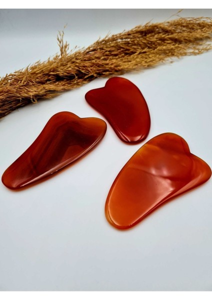 Sertifikalı Akik Taşı Doğal Taş Gua Sha Masaj Taşı fiyatları