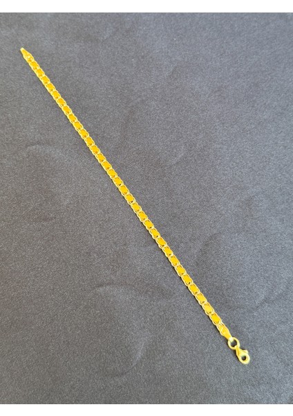 Altın Pullu Zincir Bileklik modelleri