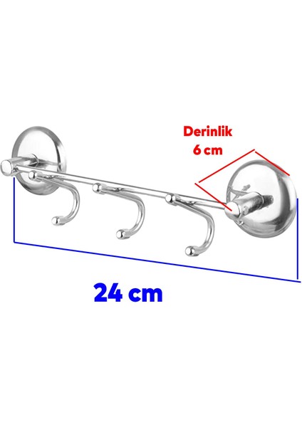 Banyo Lavabo Askı Vidalı Askılık 3'lü Metal Sağlam Aparat Krom Askılık Elbise Havlu Asma fiyatları