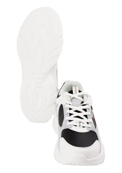 976118320001 Siyah-Beyaz Retro Sneaker Wmn Ayakkabı fırsatları