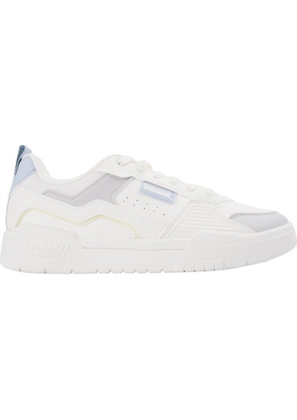 976118310018 Beyaz-Gri Retro Sneaker Wmn Ayakkabı