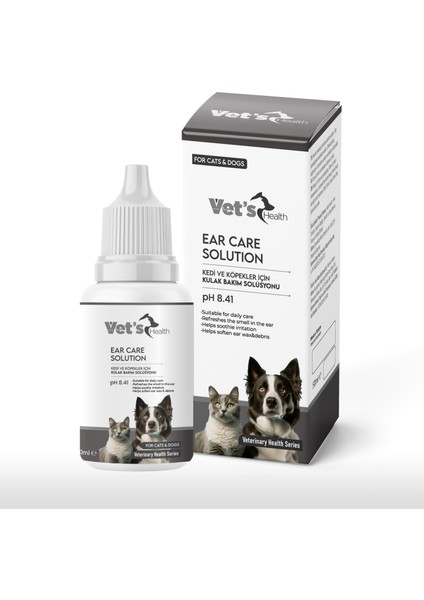 Ear Care Solution Kedi ve Köpekler Için Kulak Bakım Damlası 50ML