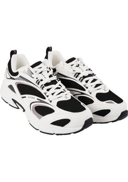 976118320046 Beyaz-Siyah Retro Sneaker Wmn Ayakkabı modelleri
