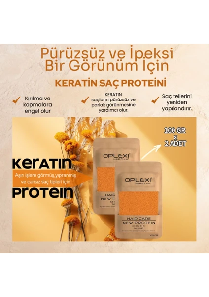 Haır Care Keratın Saç Bakım Proteini 100GR x 2 Adet