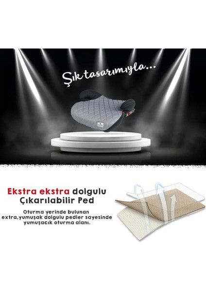 Sirius Isofix 15-36 kg Isofixli Oto Koltuğu Yükseltici