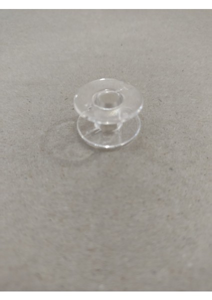 Plastik Masura Ev Tipi Dikiş Makinesine Uygun Şeffaf Masura (10 Adet)