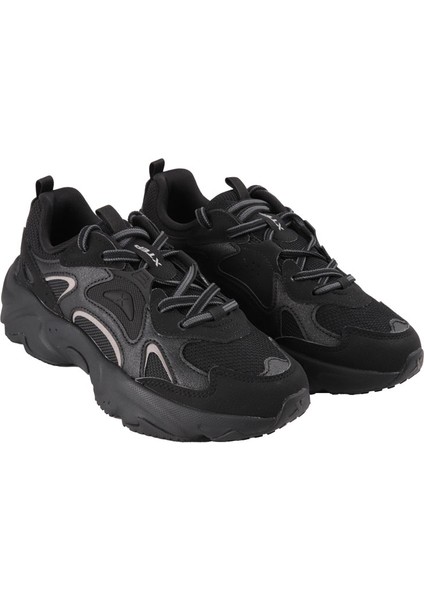 976118320056 Siyah-Silver Retro Sneaker Wmn Ayakkabı modelleri