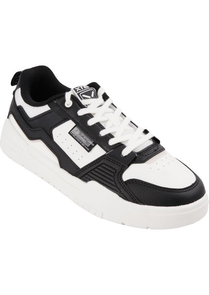 976118310018 Siyah-Beyaz Retro Sneaker Wmn Ayakkabı