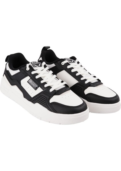 976118310018 Siyah-Beyaz Retro Sneaker Wmn Ayakkabı