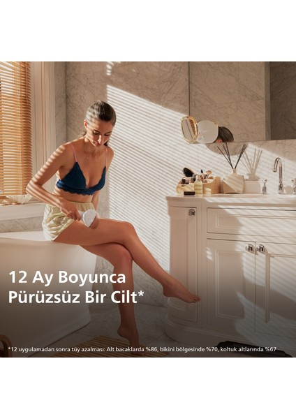 Kablosuz Yüz ve Vücüt 2 Başlık + Çanta Lazer Epilasyon + Tüy Alma Cihazı, Traş Makinesi Full Set , Luciole Lambader Hediye