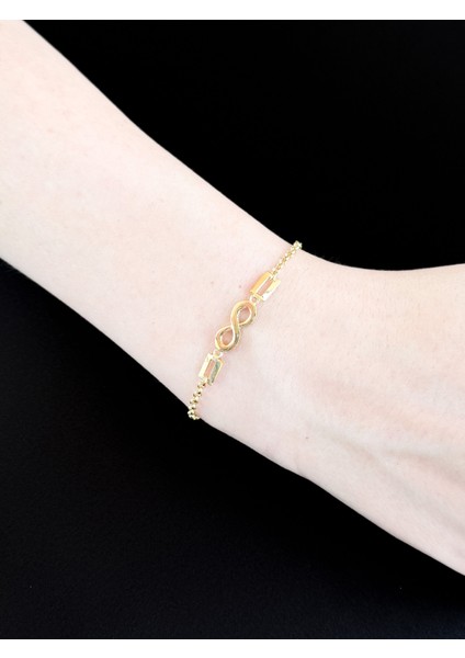 Altın Sonsuzluk Bileklik