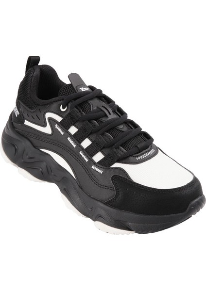 976118170013 Siyah-Beyaz Outdoor Sneaker Wmn Ayakkabı