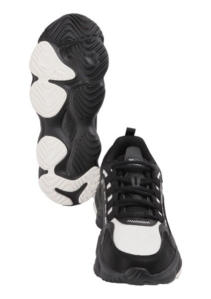 976118170013 Siyah-Beyaz Outdoor Sneaker Wmn Ayakkabı