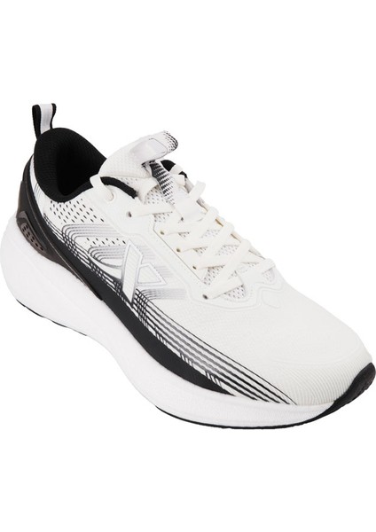 976119110067 Beyaz-Siyah Running Sneaker Ayakkabı