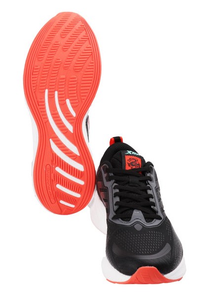 976119110067 Siyah-Gri Running Sneaker Ayakkabı