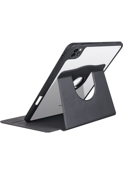 Apple iPad Air 4.nesil Air 5.nesil 10.9 Kılıf Termik Kalem Bölmeli Dönebilen Standlı Tablet Kılıfı