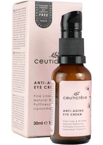 Yaşlanma Önleyici ve Nemlendirici Göz Çevresi Kremi - Anti-Aging Eye Cream 30 ml