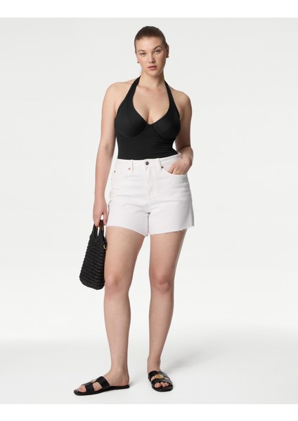 Marks & Spencer Regular Fit Halter Yaka Mayo