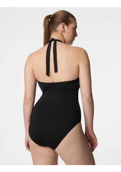 Marks & Spencer Regular Fit Halter Yaka Mayo