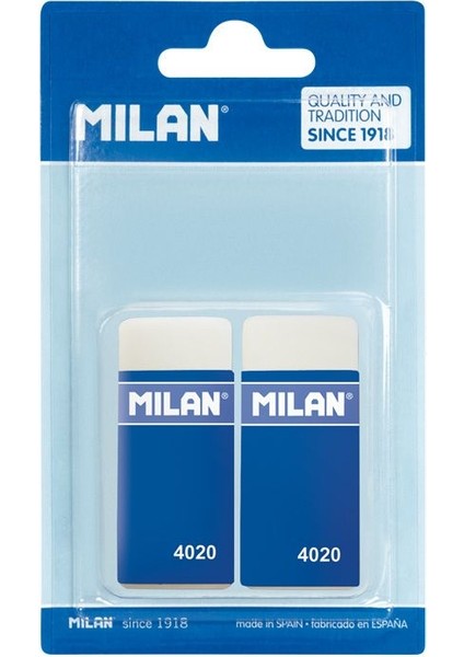 Soft Sentetik Kauçuk Blister Silgi 2'li