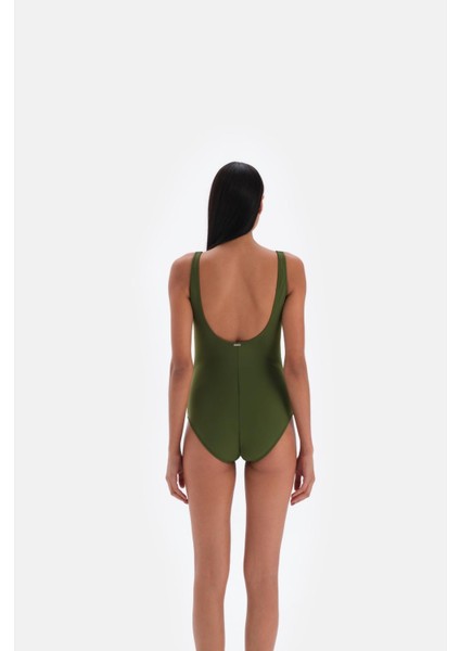 Kadın Haki Kare Yaka Mayo 3013 modelleri