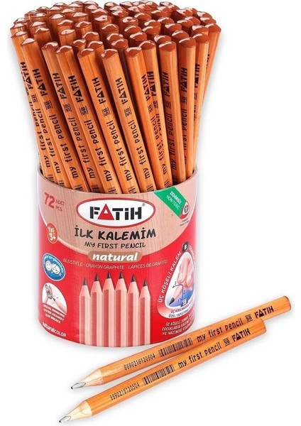 Jumbo Üçgen Başlangıç Kurşun Kalemi Naturel fiyatları